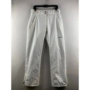 Arctix Snow Pants Womens S Small White Adjustable Waist Zip Ankle Lined Skiing